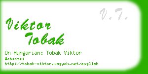 viktor tobak business card